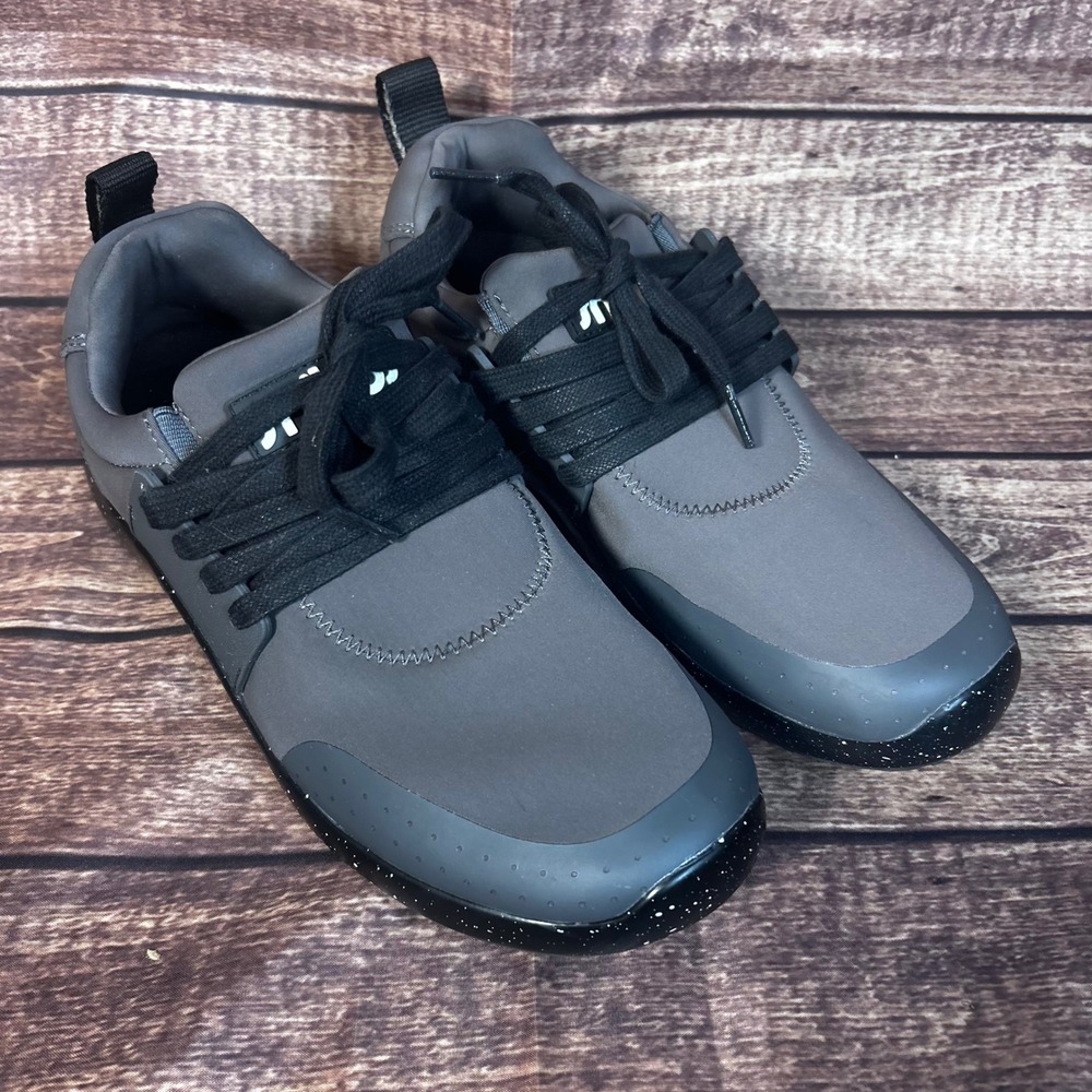 Snibbs Spacecloud Charcoal Grey Work Shoes Womens 9.5 Water Resistant Speckled